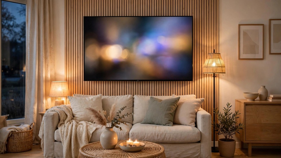 Streamingtjänster i Sverige: familj som tittar på streaming i vardagsrummet