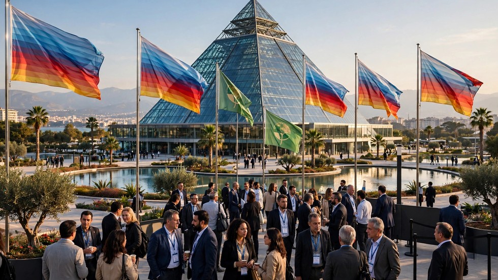 cop31 2026: konferenscenter i Antalya med delegater och klimatflaggor inför toppmötet